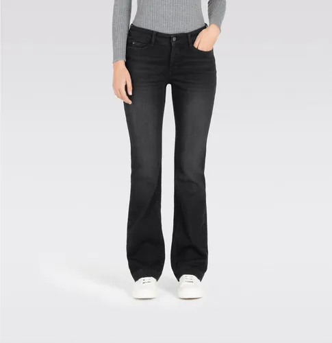 MAC Bootcut-Jeans Dream-Boot - Schwarz 34 - Damen Bootcut-Jeans in klassischem Schwarz, aus atmungsaktivem und elastischem Denim, ideal für lässige Outfits und komfortable Bewegungsfreiheit.