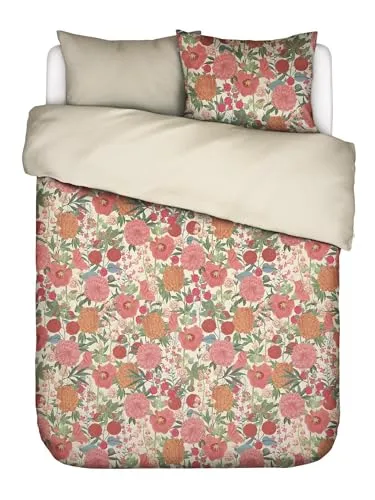 Essenza Bettwäsche Florentien, Satin, 3-teilig, florales Design - Erleben Sie den zauberhaften Blumenprint der Essenza Bettwäsche Florentien. Aus 100 % Bio-Baumwolle gefertigt, bietet sie höchsten Schlafkomfort und ist dank GOTS-Zertifikat verantwortungsbewusst produziert.