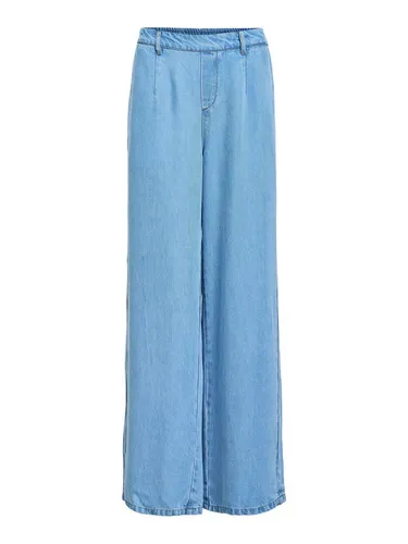 Object Loose Hose Light Blue Denim L - Bequeme, lockere Denim-Hose in hellem Blau. Ideal für lässige Looks und komfortablen Tragekomfort.