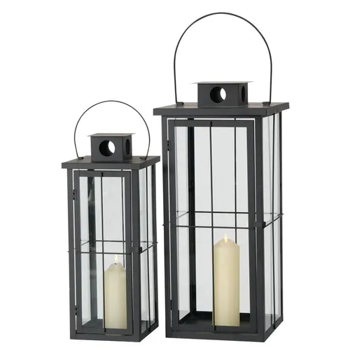 BOLTZE Laterne Arizona 2er Set in schwarz von BOLTZE