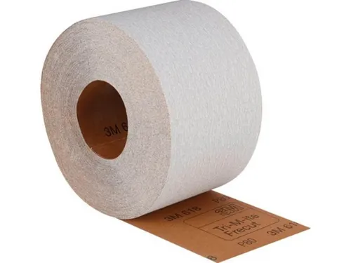 3M GC-8000 Schleifpapierrolle K.240 - 50m x 115mm - Schleifpapierrolle aus Silicium-Carbid, ideal für präzises Schleifen und lange Haltbarkeit. Perfekt für professionelle Anwendungen in der Holz- und Metallbearbeitung.