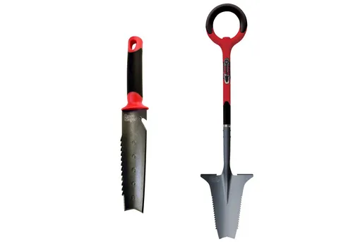 Root Slayer® Spaten Set: Wurzelspaten & Unkrautjäter - Praktisches Set mit Wurzelspaten und Unkrautjäter. Ergonomisch gestaltet und durchschlagsstark, ideal für mühelose Gartenarbeit. Perfekt für feste Böden und Wurzelgeflechte.