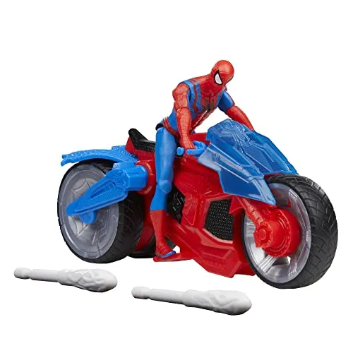 Web Blast Cycle mit 10 CM Figur - Sonstige Spielwaren, inklusive detailgetreuer Figur für kreatives Spielen und spannende Abenteuer.