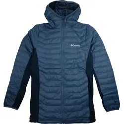 Columbia Herren-Kapuzenjacke Powder Pass Hybrid - Funktionsjacke mit Omni-Shield Technologie, die Wasser und Flecken abweist. Ideal für Outdoor-Abenteuer und Alltag, leicht und atmungsaktiv für maximale Bewegungsfreiheit.
