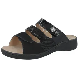 Solidus Wellness Pantoletten für Damen in schwarz von Solidus