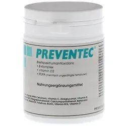 Preventec Kapseln 100 St - Rezeptfreie Nahrungsergänzung - Nahrungsergänzungsmittel mit 100 Kapseln, unterstützt die Gesundheit und das Wohlbefinden ohne Rezept.