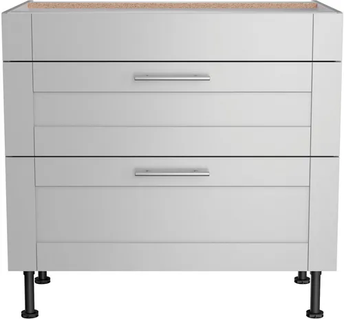 KOCHSTATION Kochfeldumbauschrank KS-Ahus Breite 90 cm