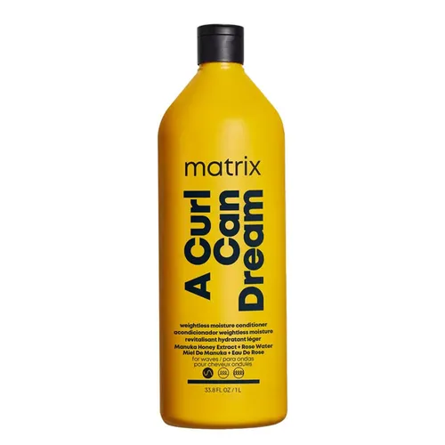 MATRIX TOTAL RESULTS A CURL CAN DREAM Conditioner 1000ml - Ideal für lockiges und welliges Haar, pflegt und definiert die Locken für ein geschmeidiges Gefühl. 1000 ml, perfekt für den täglichen Gebrauch.