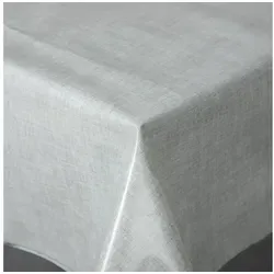 texpot Tischdecke Wachtstuchtischdecke abwischbar Gartentischdecke Wachstuch (1-tlg) grau rechteckig | 130 cm x 220 cm