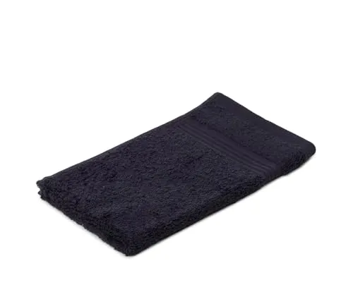 liebling Gästetuch, 100% hochwertige Baumwolle, Serie Miami, 30 x 50 cm, waschbar & trocknergeeignet, Farbe: Graphit