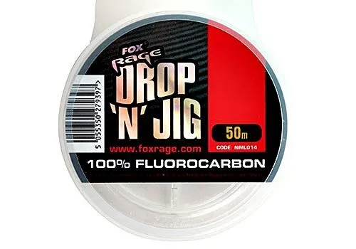 Produktbild Fox Rage Drop N` Jig Fluorocarbon 0,18mm/2,57kg 50m