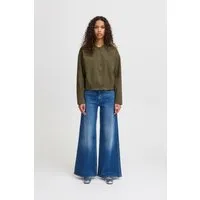 Ichi IXKATE Damen Bomberjacke in Kalamata – Übergangsjacke mit Druckknöpfen - Stylische Ichi IXKATE Damen Bomberjacke in Kalamata, leicht elastisch und ideal für den Übergang. Loose fit für optimalen Tragekomfort und vielseitige Kombinationsmöglichkeiten.