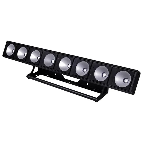 Briteq Powerpixel8-RGB 8x 30W COB RGB - Hochleistungs-LED-Scheinwerfer - DJ: Einzelne Beleuchtungen mit 8x 30W COB RGB-LEDs, ideal für beeindruckende Lichtshows und perfekte Farbmischung ohne Farbschatten.