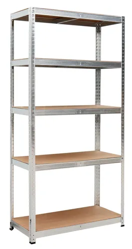 Regał magazynowy 5 poziomów 625 kg 150 x 75 x 30  cm