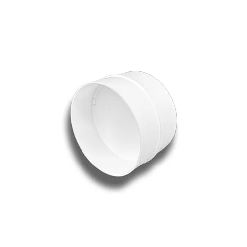 K-TECH-PRO Rundrohr Verbinder Rundrohrverbinder Innenverbinder Rückstauklappe Rückschlagklappe PVC Lüftung System Ø 100