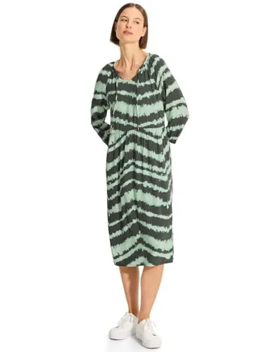 Cecil Damen Tunika Kleid mit Print in grün von CECIL
