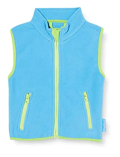Playshoes Fleece Weste Unisex Kinder Outdoor-Oberteil, aquablau, 104