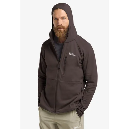 Jack Wolfskin Kolbenberg Hooded Full Zip M peat (D0108) 2XL