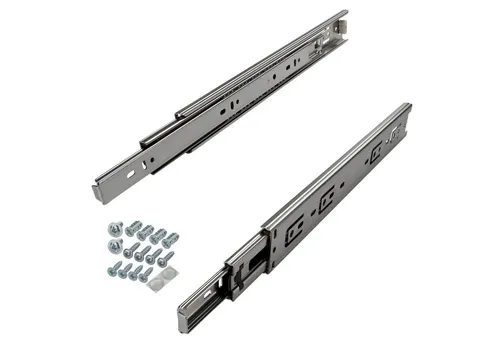 SO-TECH® Auszug Vollauszüge KV1-45-H45-NF-MS Traglast 45 kg, Länge 650 mm, 1 Paar inkl. Schraubenset