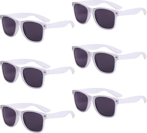 6er Set Bunte Neon Sonnenbrillen Vintage Party Brille - Unser 6-teiliges Set bunter Sonnenbrillen bringt Farbe und Stil auf jede Party! Mit UV-Schutz und robustem Design sind sie ideal für Outdoor-Aktivitäten und sorgen für einen coolen Vintage-Look.