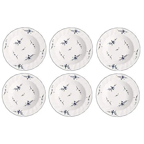 Villeroy & Boch Speiseteller Vieux Luxembourg - Spülmaschinenfest - Eleganter, runder Speiseteller aus hochwertigem Porzellan im Landhausstil. Ideal für den täglichen Gebrauch und spülmaschinengeeignet. Durchmesser 23 cm, perfekt für stilvolle Tischdekoration.