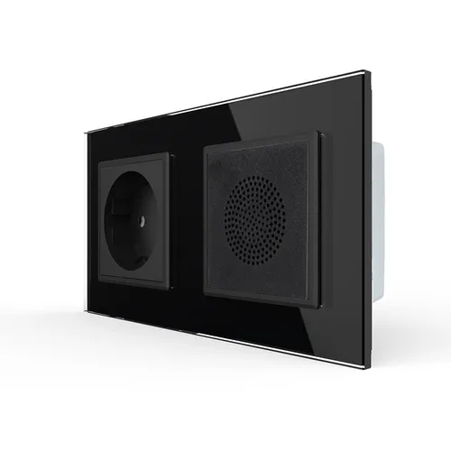 Produktbild Livolo Bluetooth Lautsprecher Einbaulautsprecher Box mit Steckdose für Unterputz