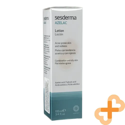 Sesderma Azelac Lotion 100 ml - Medizinische Körperpflege, beruhigende Lotion zur Reduzierung von Rötungen und Hautunreinheiten für einen gleichmäßigen Teint.