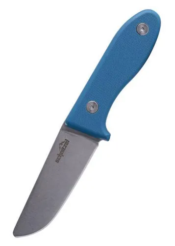 Schnitzel Schnitzmesser UNU - Kindermesser mit gerade Klinge - Kindermesser für Kinder ab 6 Jahren, mit sicherer abgerundeter Spitze und robuster 8Cr13Mov Stahlklinge. Ideal für kreative Bastel- und Schnitzprojekte.