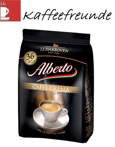 Alberto Caffé Crema Kaffeepads 36st. von Darboven
