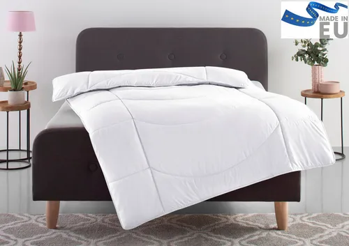 my home Microfaserbettdecke Microlux, Bettdecke 135x200 cm, und Übergrößen bis 240x220cm, Füllung: Feuchtigkeitsregulierende 3D Klimafaser (Polyester), Bezug: Microfaser-Feinbatist, Bettdecken in 4 Farben, Sommer, Winter, 4 Jahreszeiten, Decke