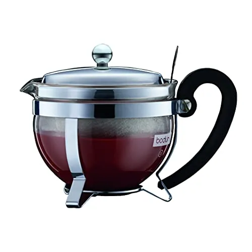 Bodum Teekanne, Sieb, Edelstahl, 0,5 l, 12030-16