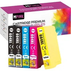 5x Druckerpatronen für Epson C13T10H14010 C13T10H24010 C13T10H34010 C13T10H44010 CMYKK Expression Home XP-2200 2205 3200 WF-2910DWF 2950DWF