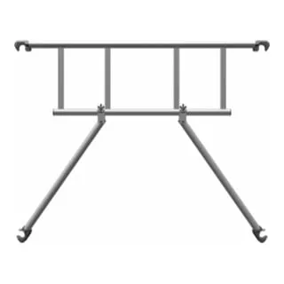 ZARGES Vorlaufendes Geländer 1.80 m - Geländer für 1.80 m Länge, idealer seitlicher Schutz für S-PLUS-Fahrgerüste. Perfekt zum Nachrüsten bei CompactMaster oder MultiTower-Fahrgerüsten.