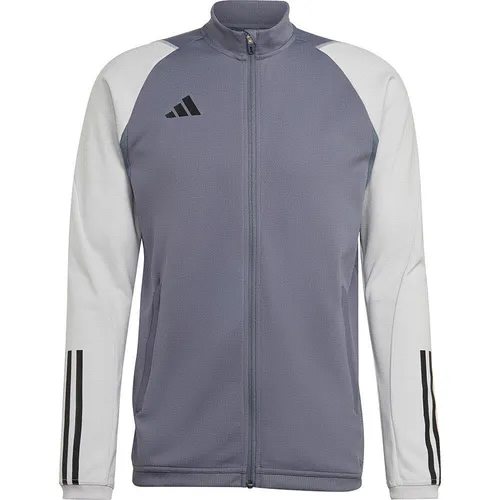 adidas Performance Sweatjacke grau S (44/46) in grau von adidas