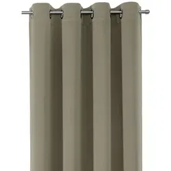 Beautex Verdunkelungsvorhang Verdunkelungsgardine Ösen Vorhang blickdicht abdunkelnd (1 St), Ösen, verdunkelnd braun 140 cm x 225 cm