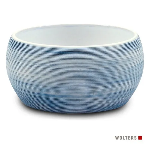 Wolters Diner Stone Hundenapf Blau M-0,5l - Fressnäpfe für Hunde, stilvolles Design aus robustem Steinmaterial, ideal für eine saubere und elegante Fütterung Ihres Hundes.