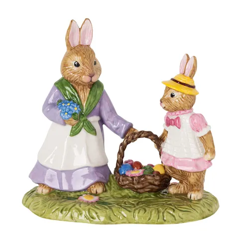 Villeroy&Boch Osterdekoration Bunny Tales Blumenwiese - 6332 - - Figuren für Ostern, aus hochwertigem Porzellan, zaubert fröhliche Stimmung in Ihr Zuhause.