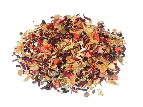 Erdbeer Sahne Früchtetee 1 kg Werksverkauf loser Tee g1 Tee-Meyer