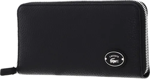 Lacoste Origin Croc Geldbörse Leder 20 cm schwarz von Lacoste