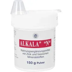 Alkala N 150 G - Nahrungsergänzungsmittel mit Zink - Arzneimittel zur Unterstützung des Säure-Basen-Haushalts, enthält 10 mg Zink pro Portion für ein starkes Immunsystem. Ideal zur täglichen Einnahme.