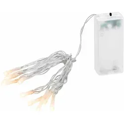 Linder Exclusiv LED Lichterkette 1,35m mit Timer in warmweiß