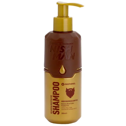 Nishman Bart und Schnurrbart Shampoo 200ml Bart und Schnurrbart Shampoo