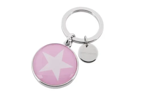 Schlüsselanhänger 'Stern' rosa, 72852