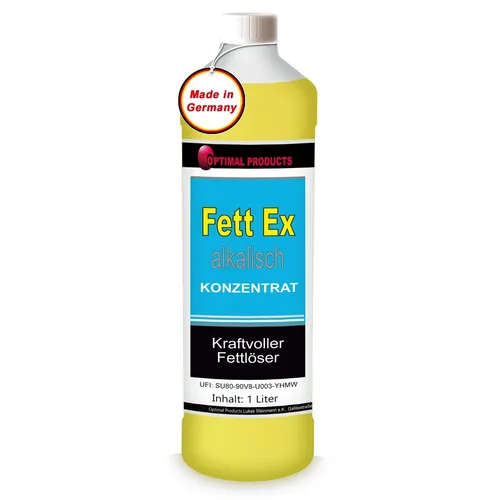 Fettlöser Fettentferner hoch alkalisch 1 X 1 Liter Flasche Eiweißlöser