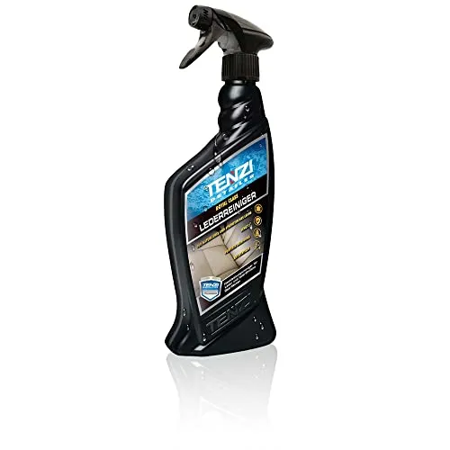 TENZI Premium Lederreiniger (600ml) für Auto & Motorrad - Geruchsneutral & für stark verschmutzte Oberflächen, Lederpflege, Reinigung, Autopflege Innenraum, Innenraumreiniger Spray Leder, Sitzreiniger