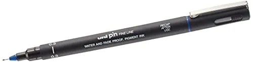 uni-ball Fineliner PIN 03200 B Strichstärke: 0,3 mm blau