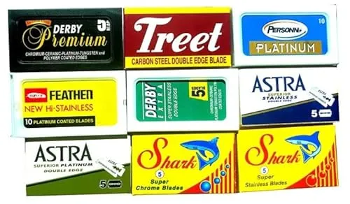 Sampler mit 60 Rasierklingen