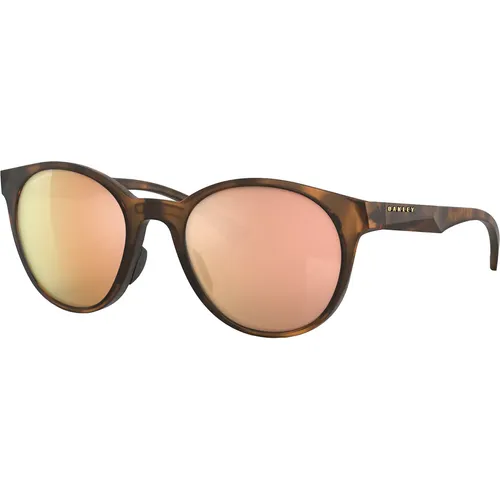 Oakley Spindrift Matte Brown Tortoise Prizm Rose Gold - Lifestylebrille mit anpassbaren Nasenpads und Prizm-Gläsern für verbesserte Farb- und Kontrastwahrnehmung, ideal für aktive Lebensstile.
