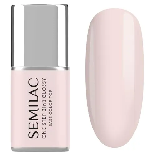 Semilac UV-Nagellack 3in1 One Step Glossy S255 Ecru 7 ml