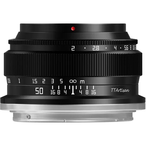 TTArtisan 50mm f2 für Nikon Z Vollformat - Objektiv mit leichter Festbrennweite und 43mm Filtergewinde, ideal für natürliche und kreative Aufnahmen.